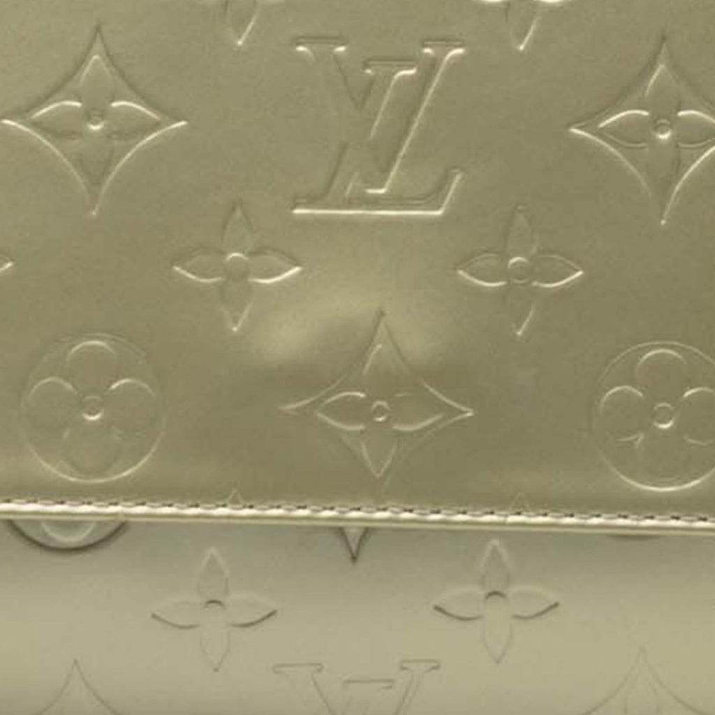 Louis Vuitton Gris Silver Patent Leather Shoulder Bag