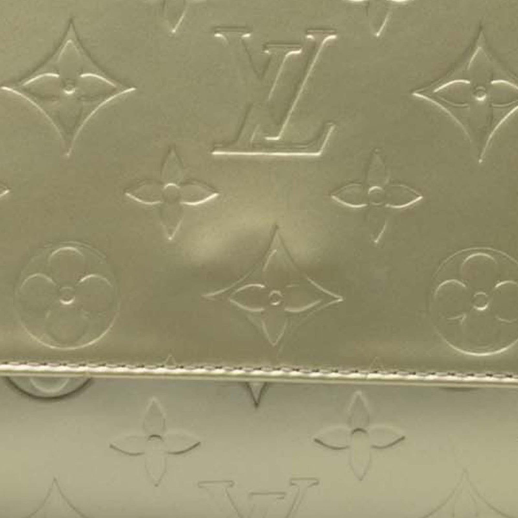 Louis Vuitton Gris Silver Patent Leather Shoulder Bag