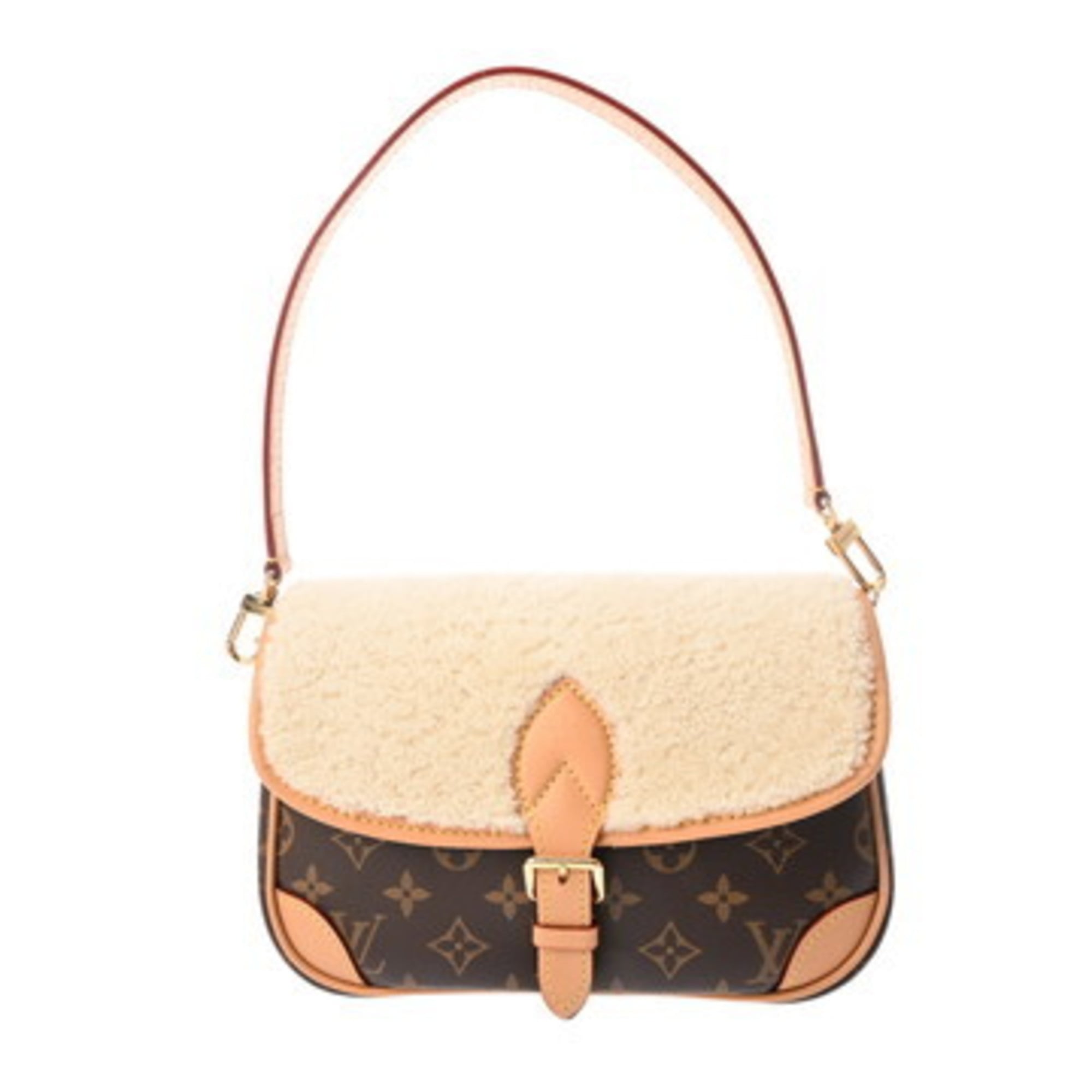 Louis Vuitton Brown Monogram Canvas Shoulder Bag