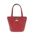 Celine Red Leather Handbag