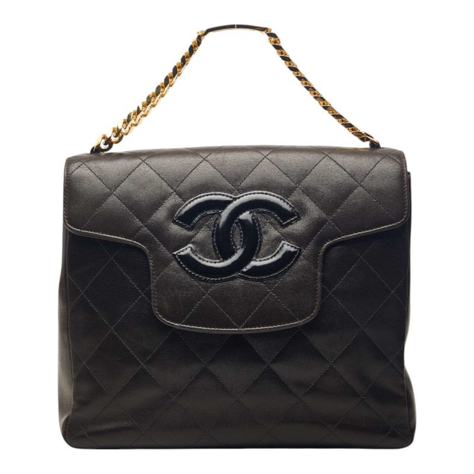 Chanel Black Leather Handbag