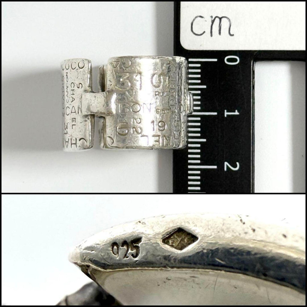 Chanel Silver 925 Band Ring