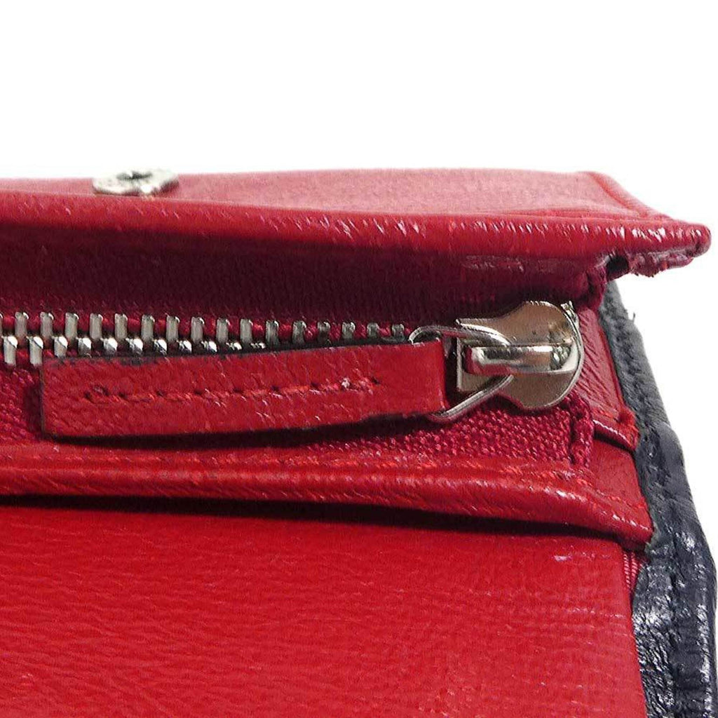 Gucci Blue Pink Gg Canvas Wallet (Bi-Fold) (Pre-Owned)