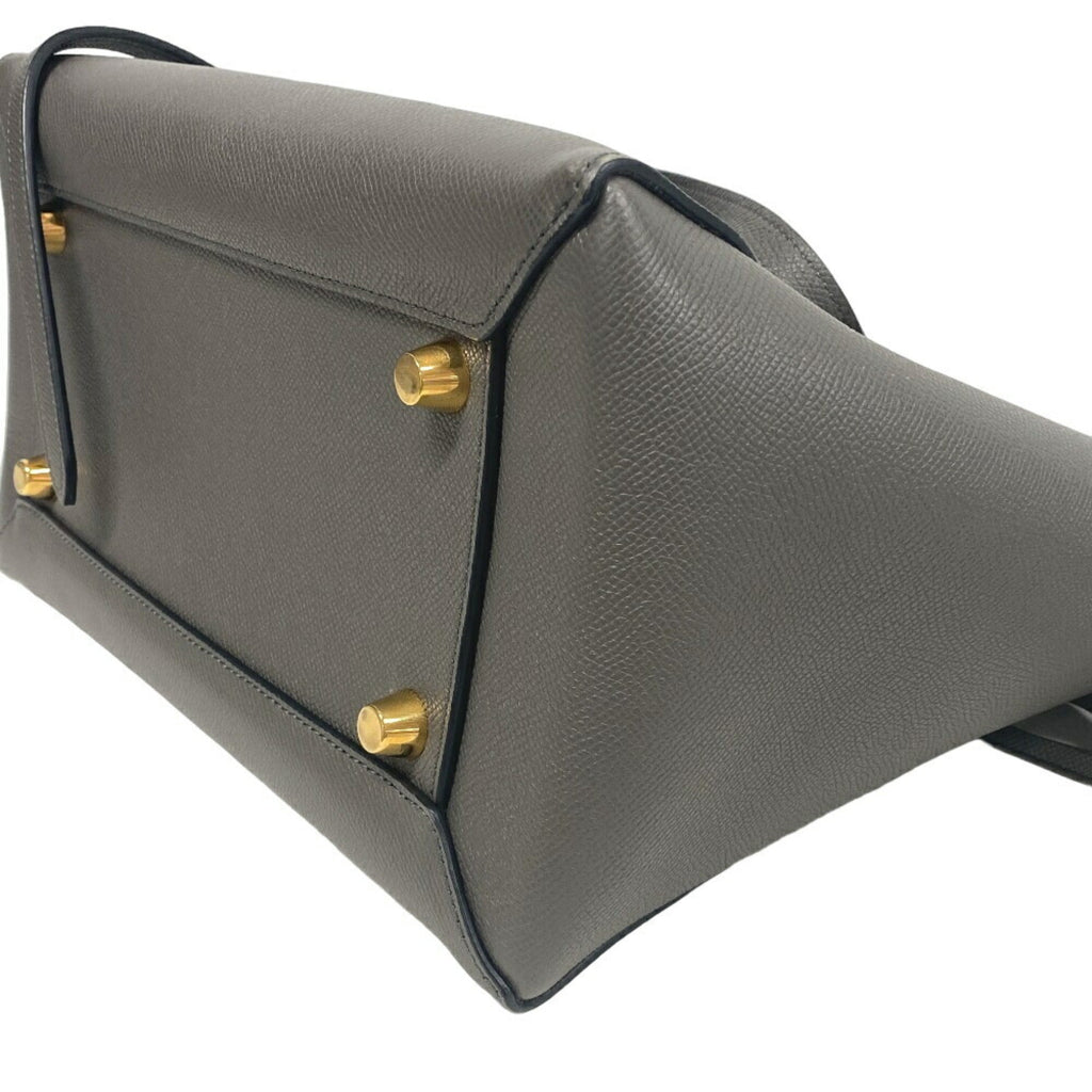 Celine Gray Leather Handbag