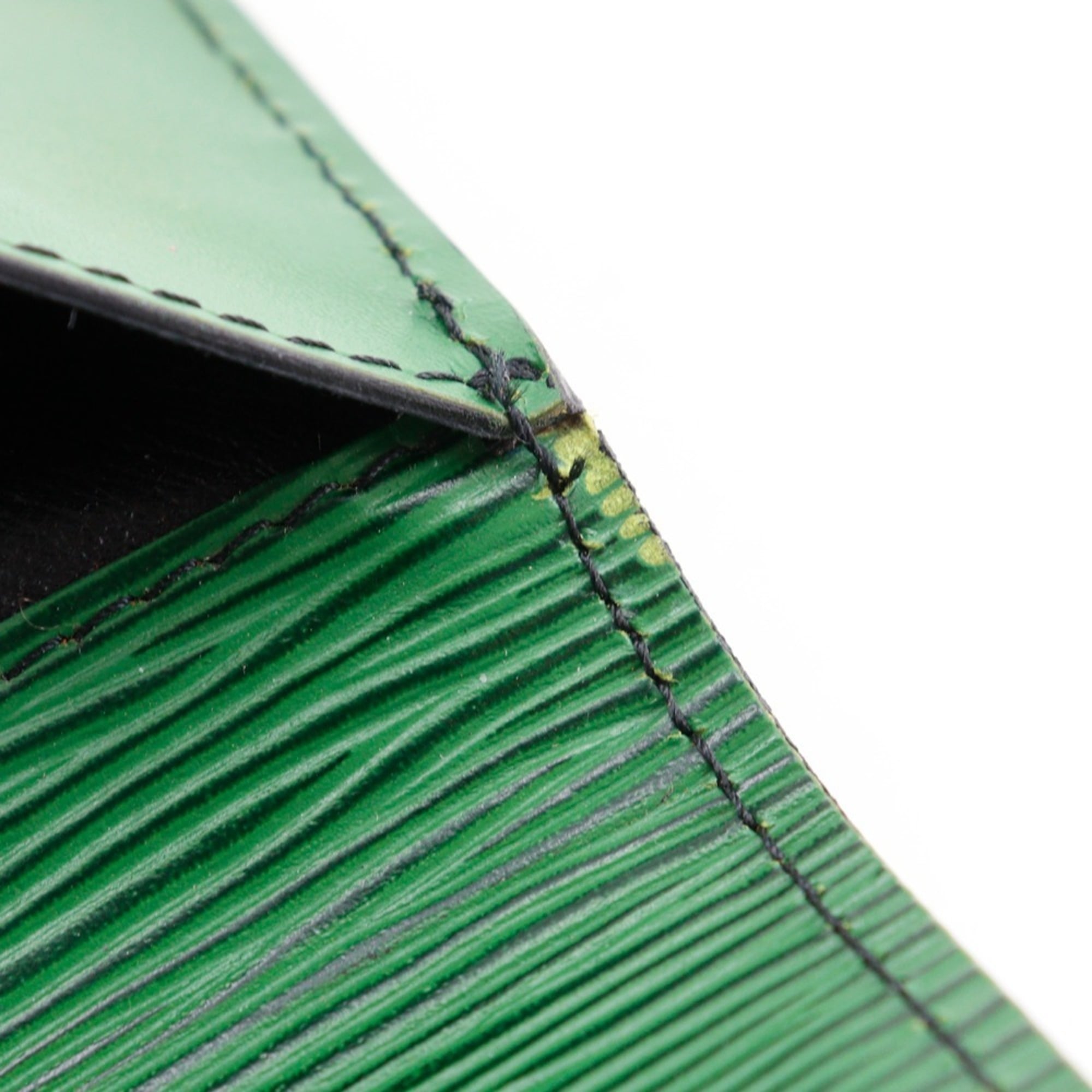 Louis Vuitton Borneo Green Green Epi Leather Clutch Bag