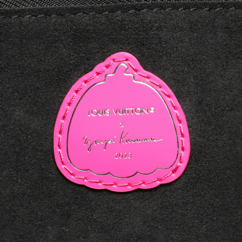 Louis Vuitton Black Pink Monogram Empreinte Pouch Tote Bag