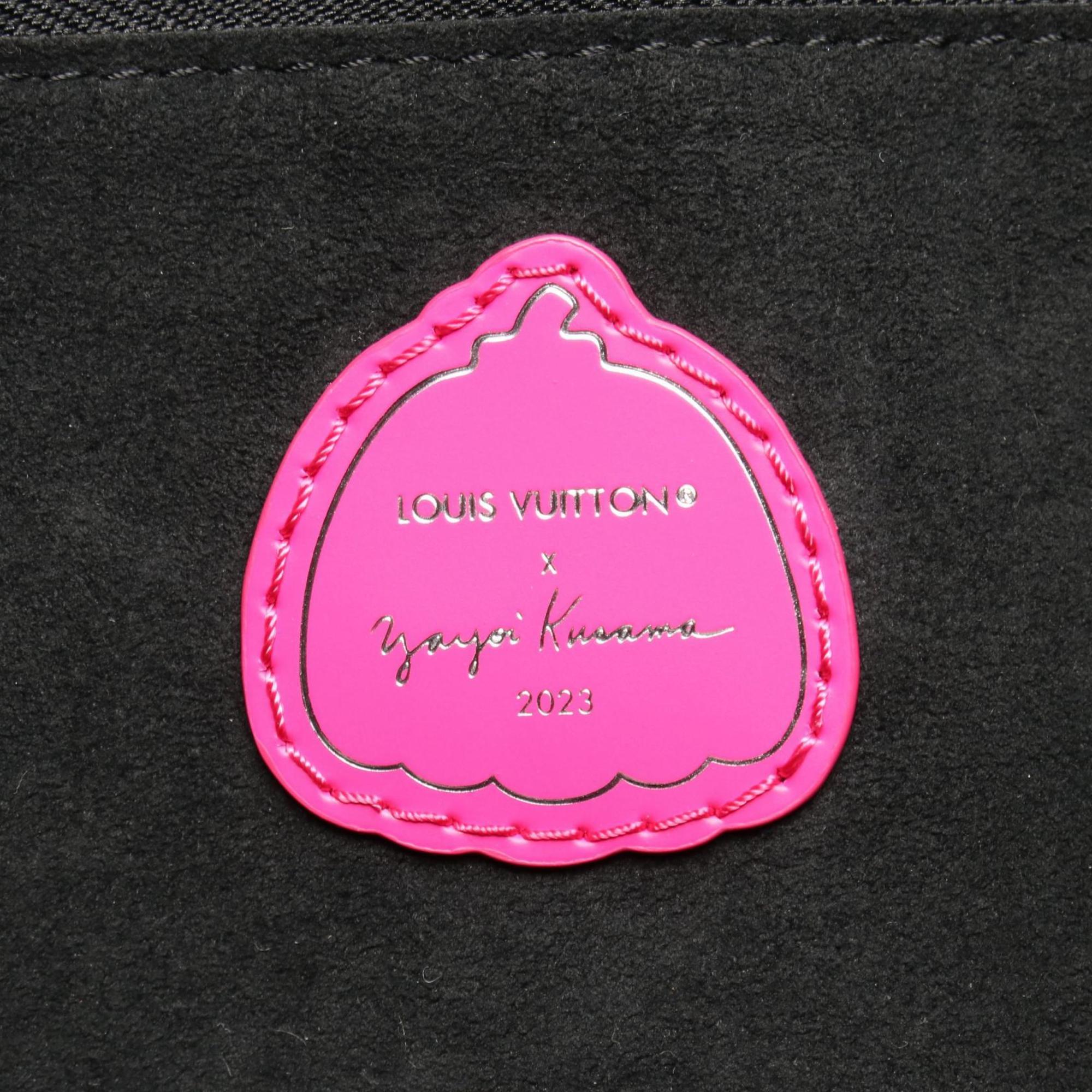 Louis Vuitton Black Pink Monogram Empreinte Pouch Tote Bag