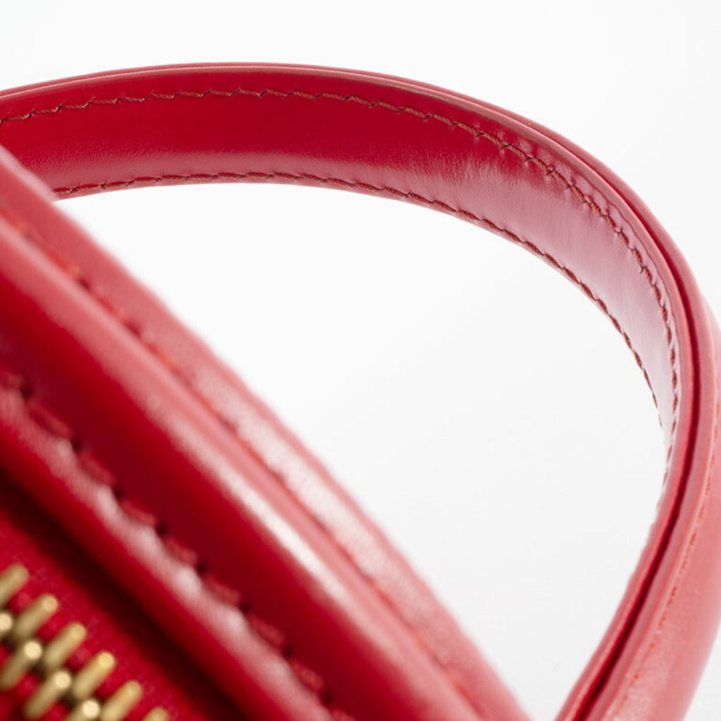 Louis Vuitton Castilian Red Epi Leather Handbag Vanity Bag