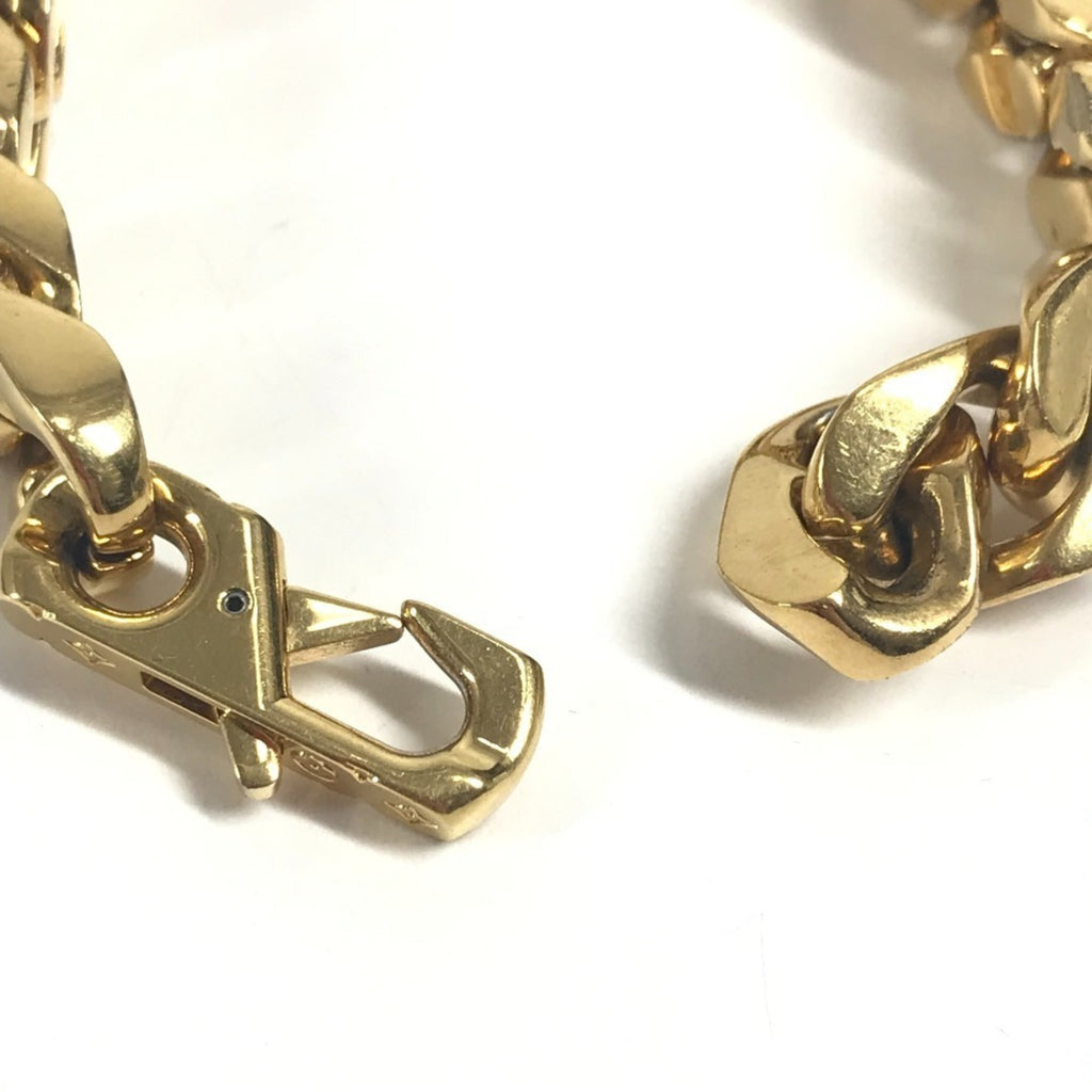Louis Vuitton Monogram Gold Metal Charm Bracelet