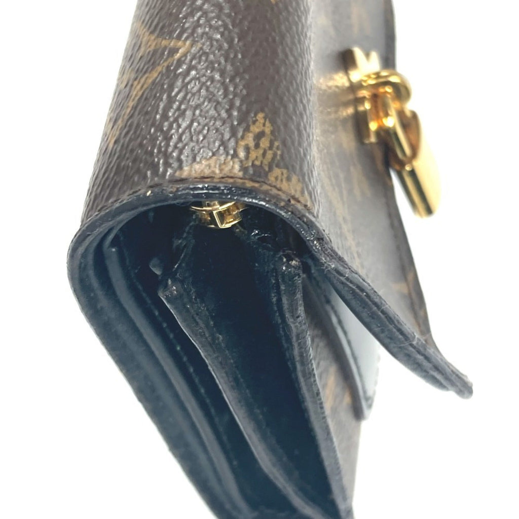 Louis Vuitton Monogram Black Brown Monogram Wallet (Tri-Fold)