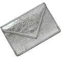 Balenciaga Silver Leather Wallet (Tri-Fold)