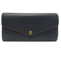Louis Vuitton Marine Rouge Navy Red Color Monogram Empreinte Long Wallet