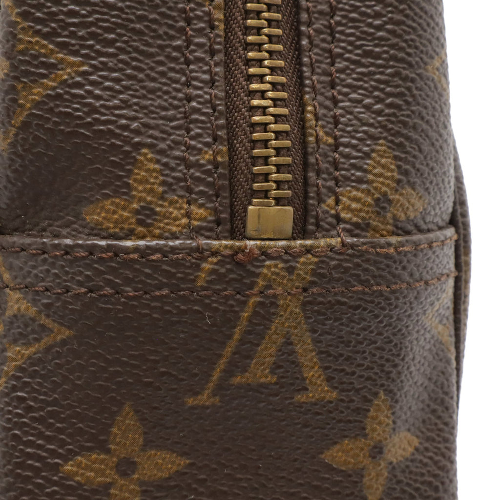 Louis Vuitton Brown Monogram Clutch Bag Pouch