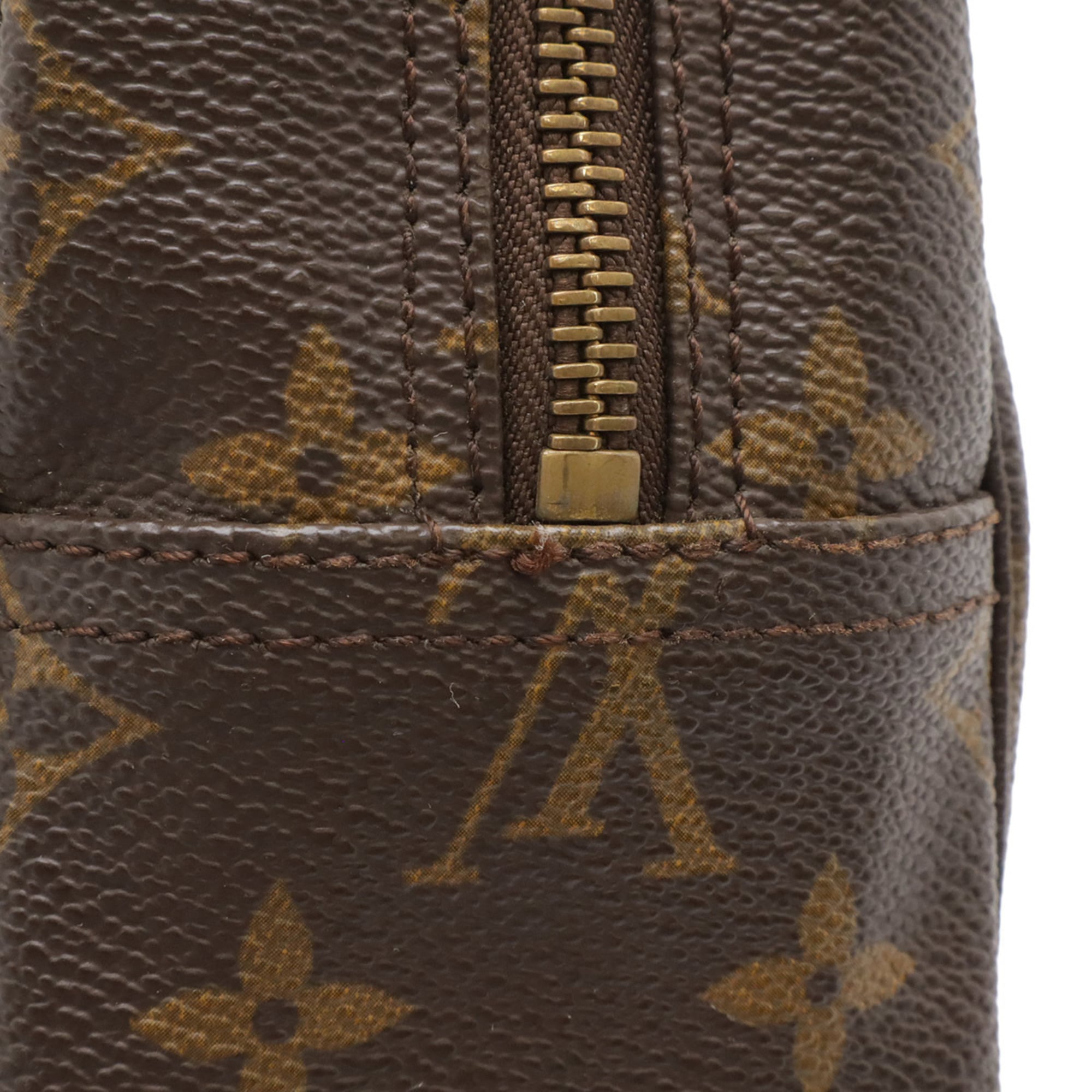 Louis Vuitton Brown Monogram Clutch Bag Pouch