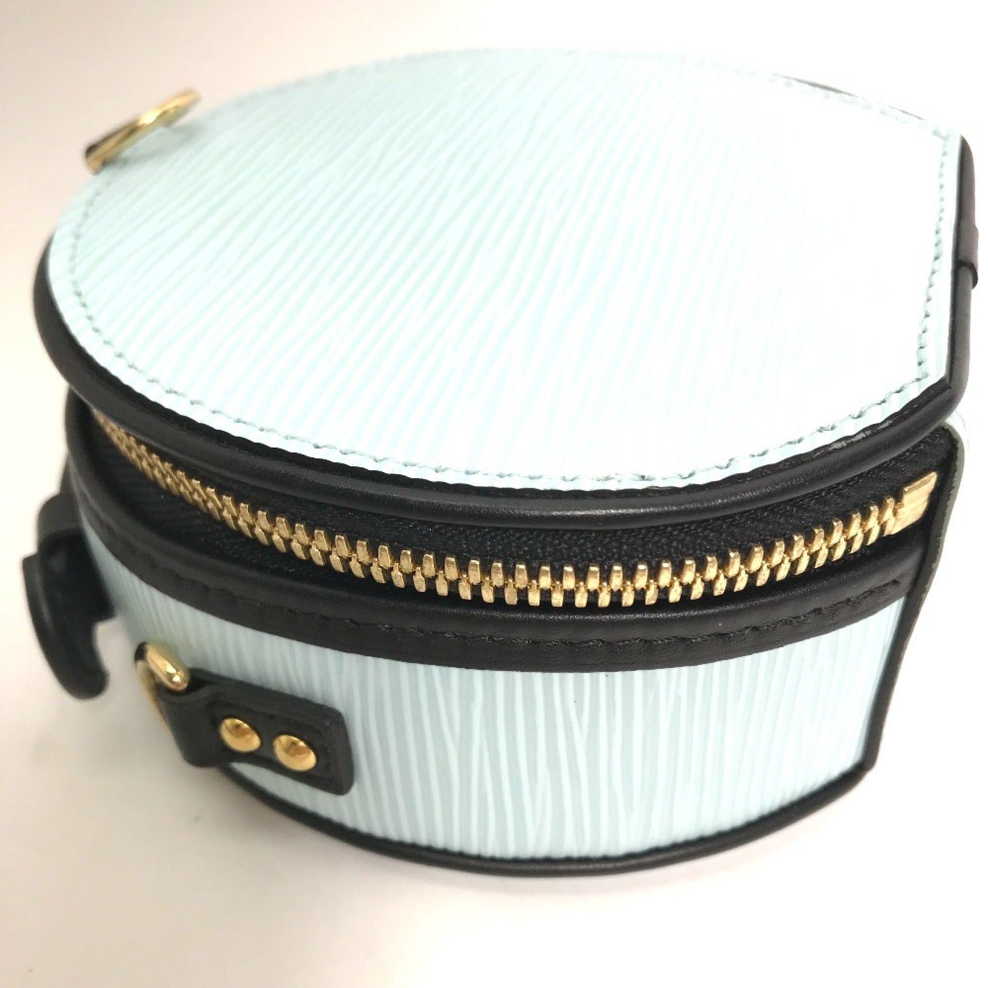 Louis Vuitton Blue Epi Leather Handbag Pouch Shoulder Bag