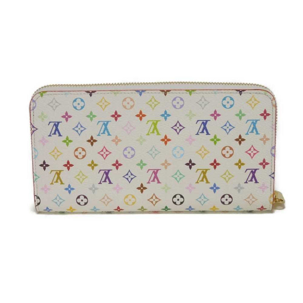 Louis Vuitton Monogram Multi-Color Pink White Monogram Multicolore Canvas Leather Long Wallet