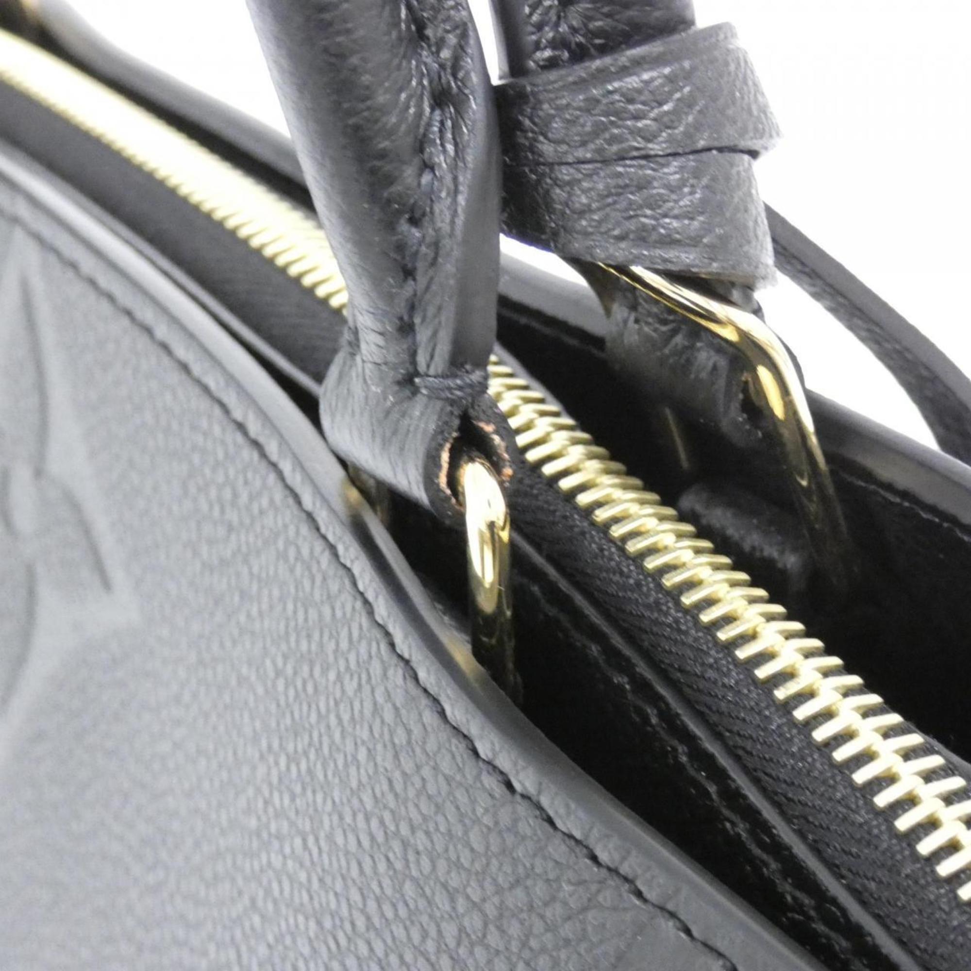 Louis Vuitton Black Leather Handbag