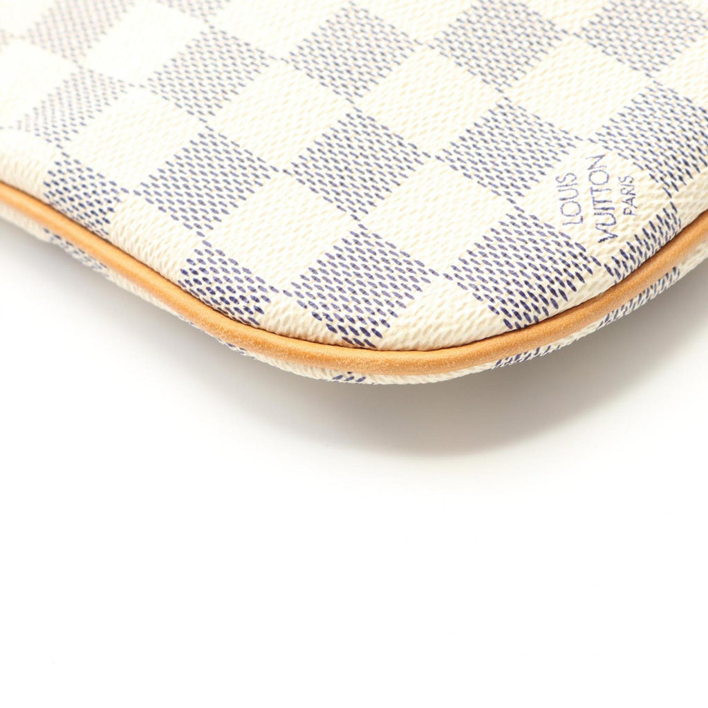 Louis Vuitton Damier Azur White Coated Canvas Shoulder Bag