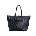 Louis Vuitton Black Infini Monogram Empreinte Tote Bag