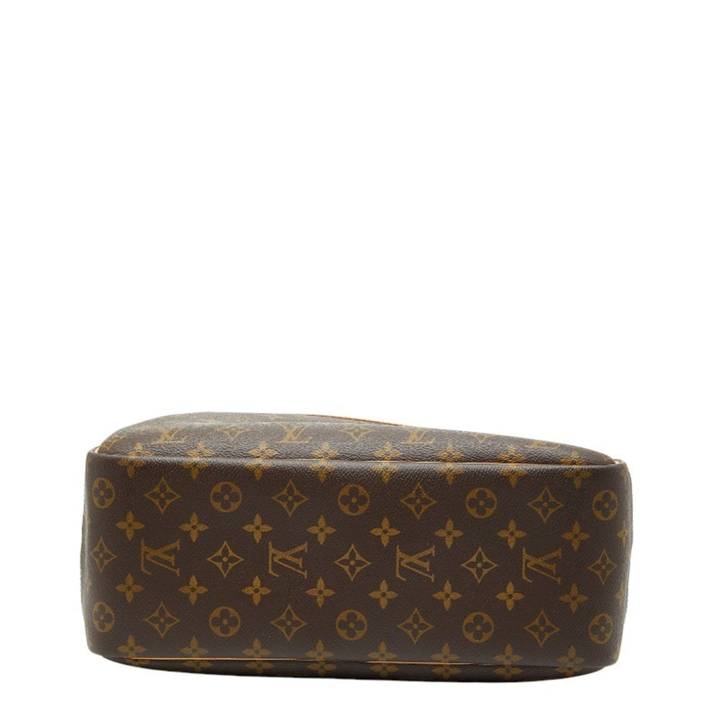 Louis Vuitton Brown Pvc Leather Handbag