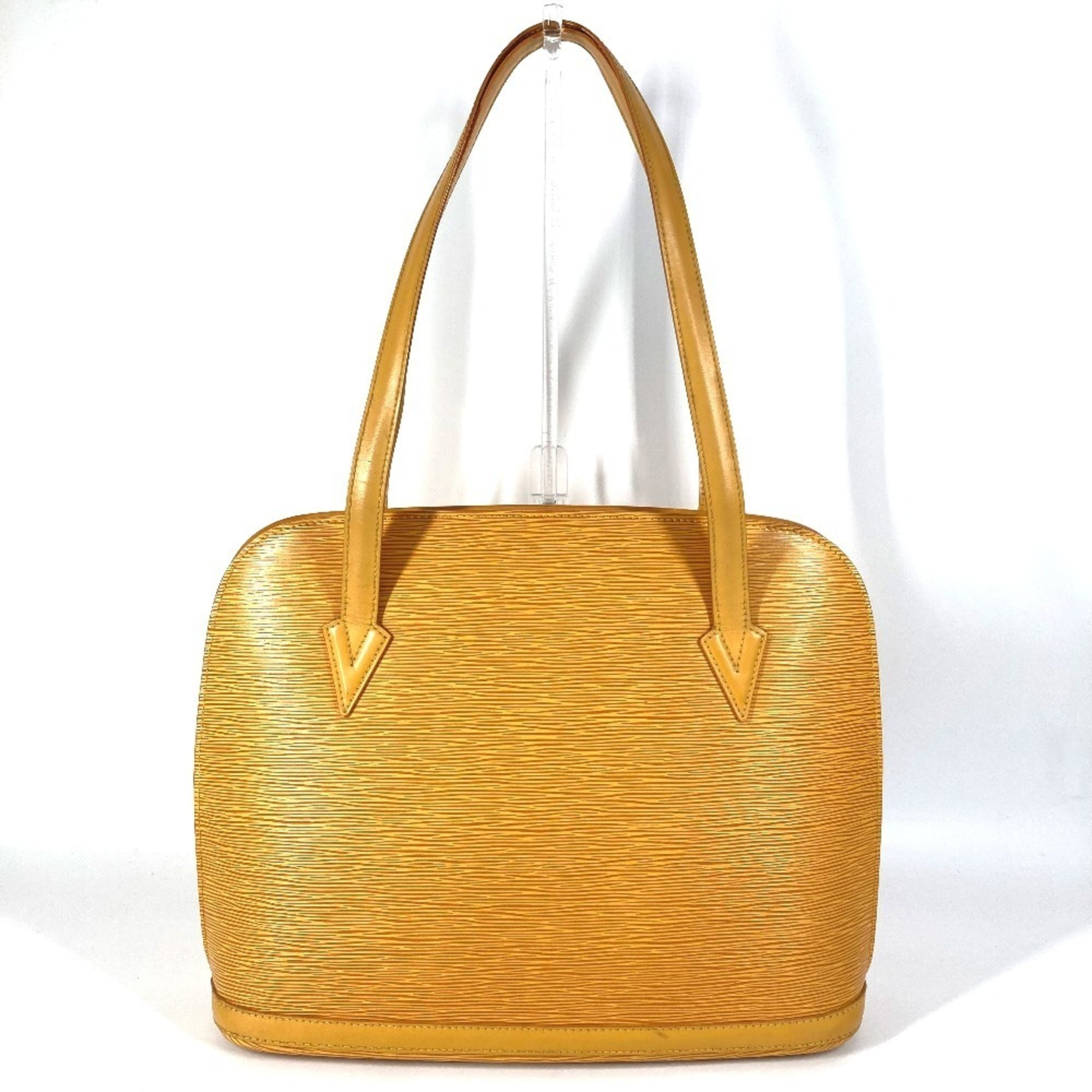 Louis Vuitton Epi Yellow Epi Leather Shoulder Bag Tote Bag