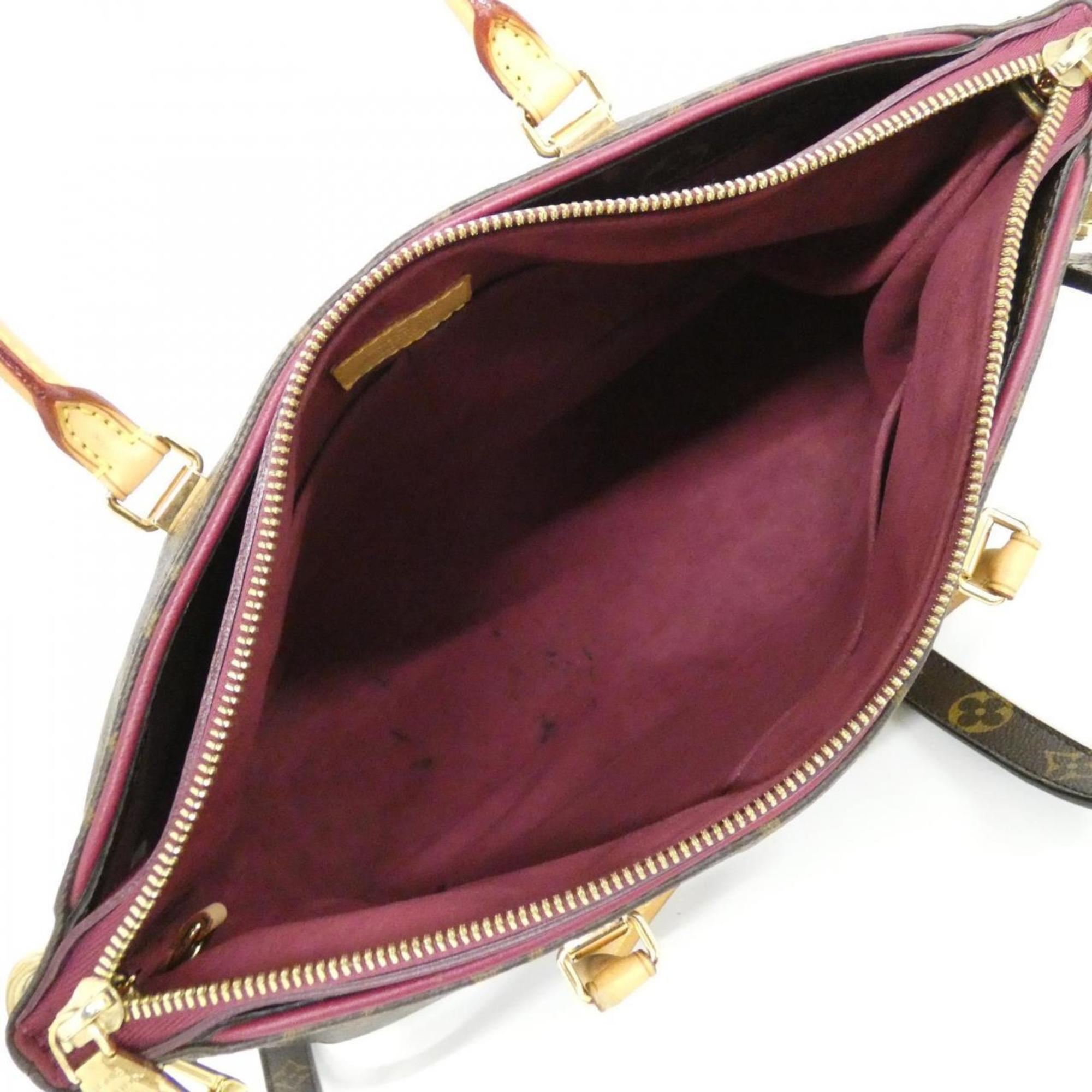 Louis Vuitton Aurore Marron Coated Canvas Handbag