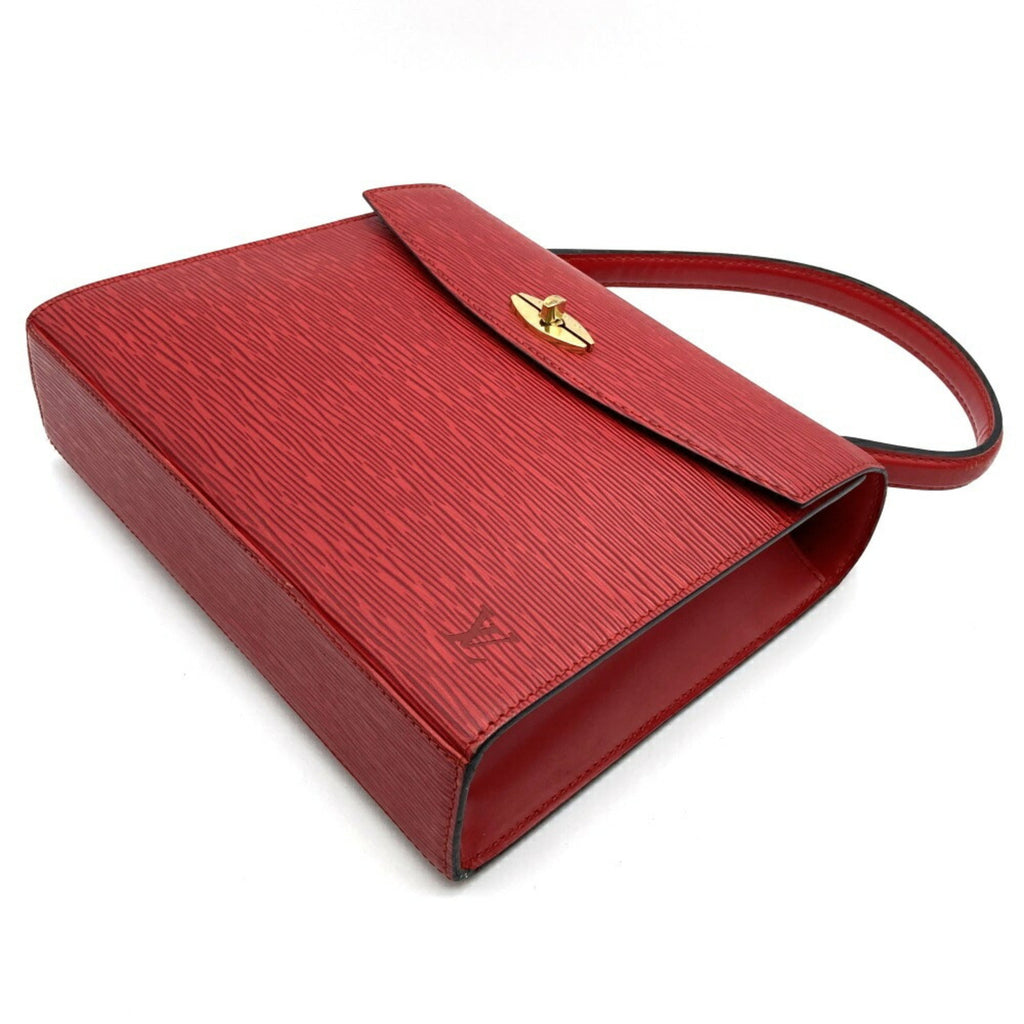 Louis Vuitton Red Color Epi Leather Handbag
