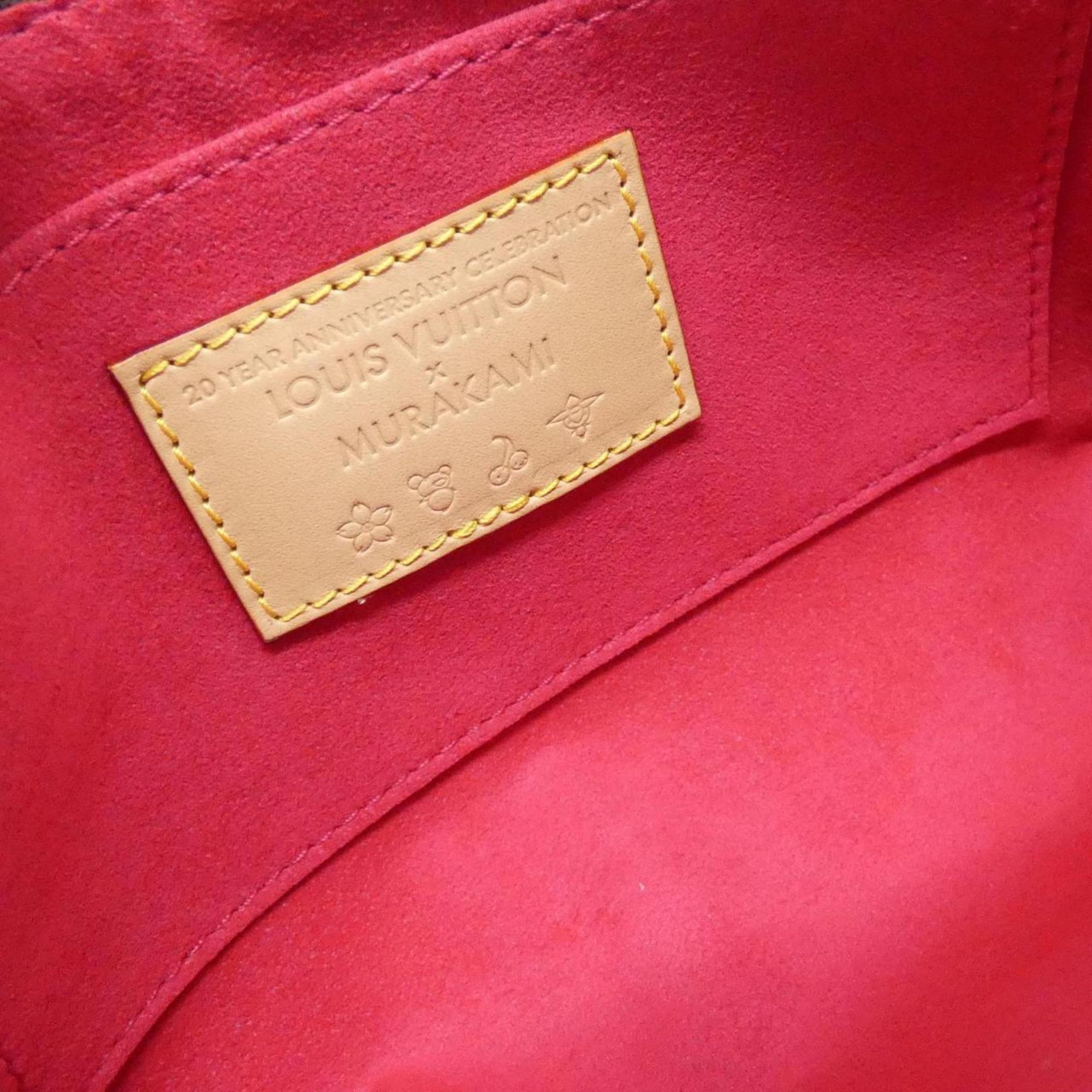 Louis Vuitton Marron Coated Canvas Pochette Pouch