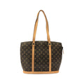 Louis Vuitton Brown Coated Canvas Handbag