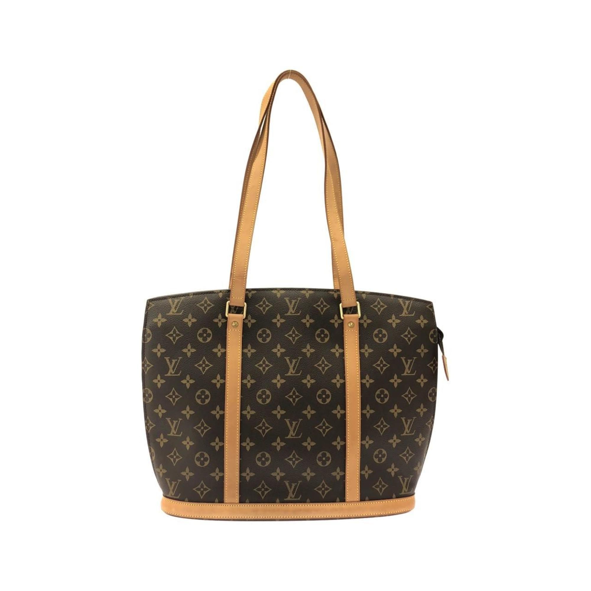 Louis Vuitton Brown Coated Canvas Handbag