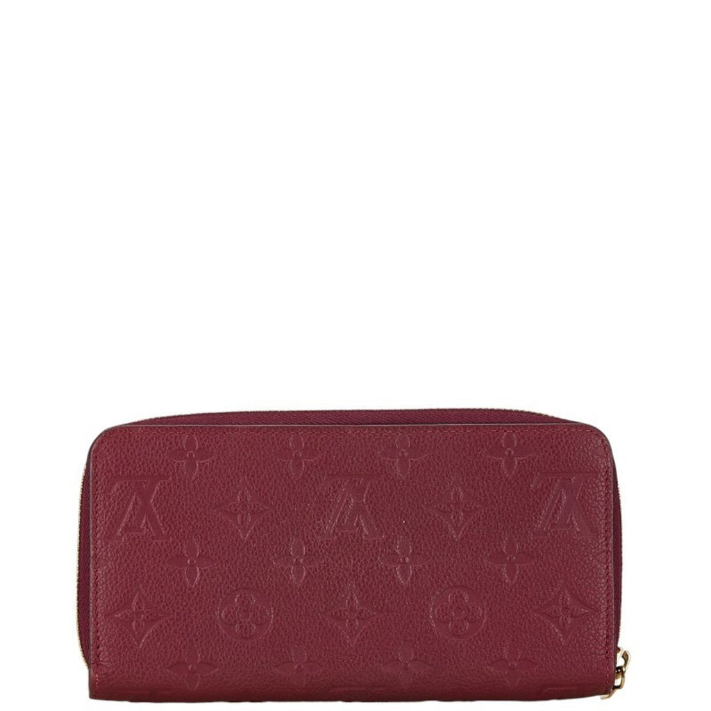 Louis Vuitton Purple Raisin Leather Long Wallet