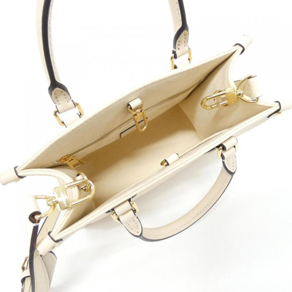 Louis Vuitton Beige Leather Handbag