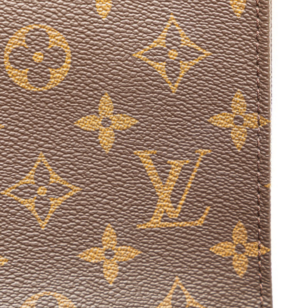 Louis Vuitton Brown Pvc Leather Handbag Shoulder Bag