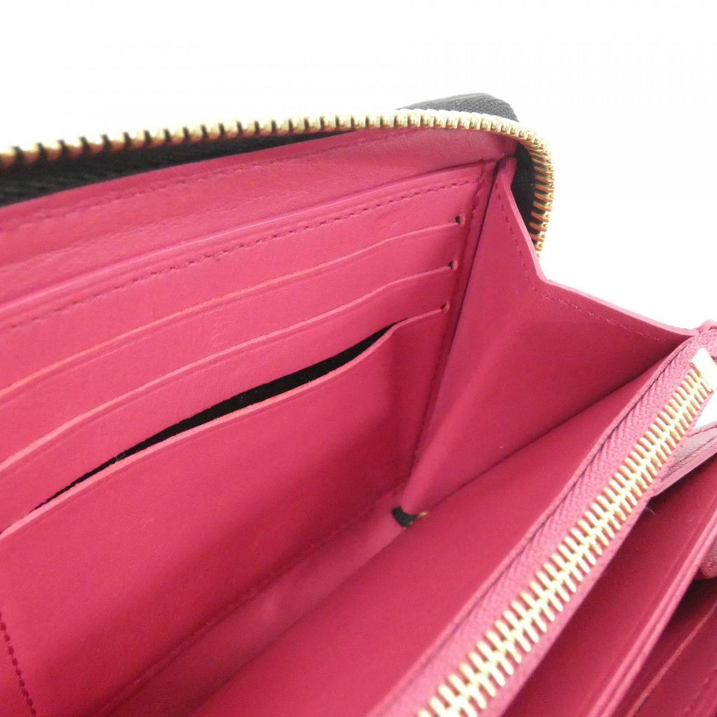 Louis Vuitton Black Leather Long Wallet