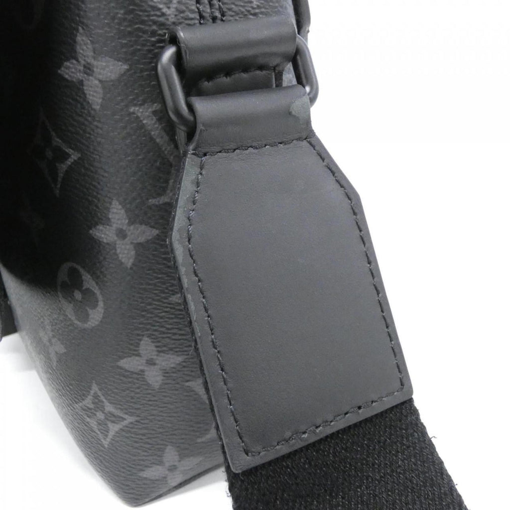 Louis Vuitton Black Coated Canvas Shoulder Bag