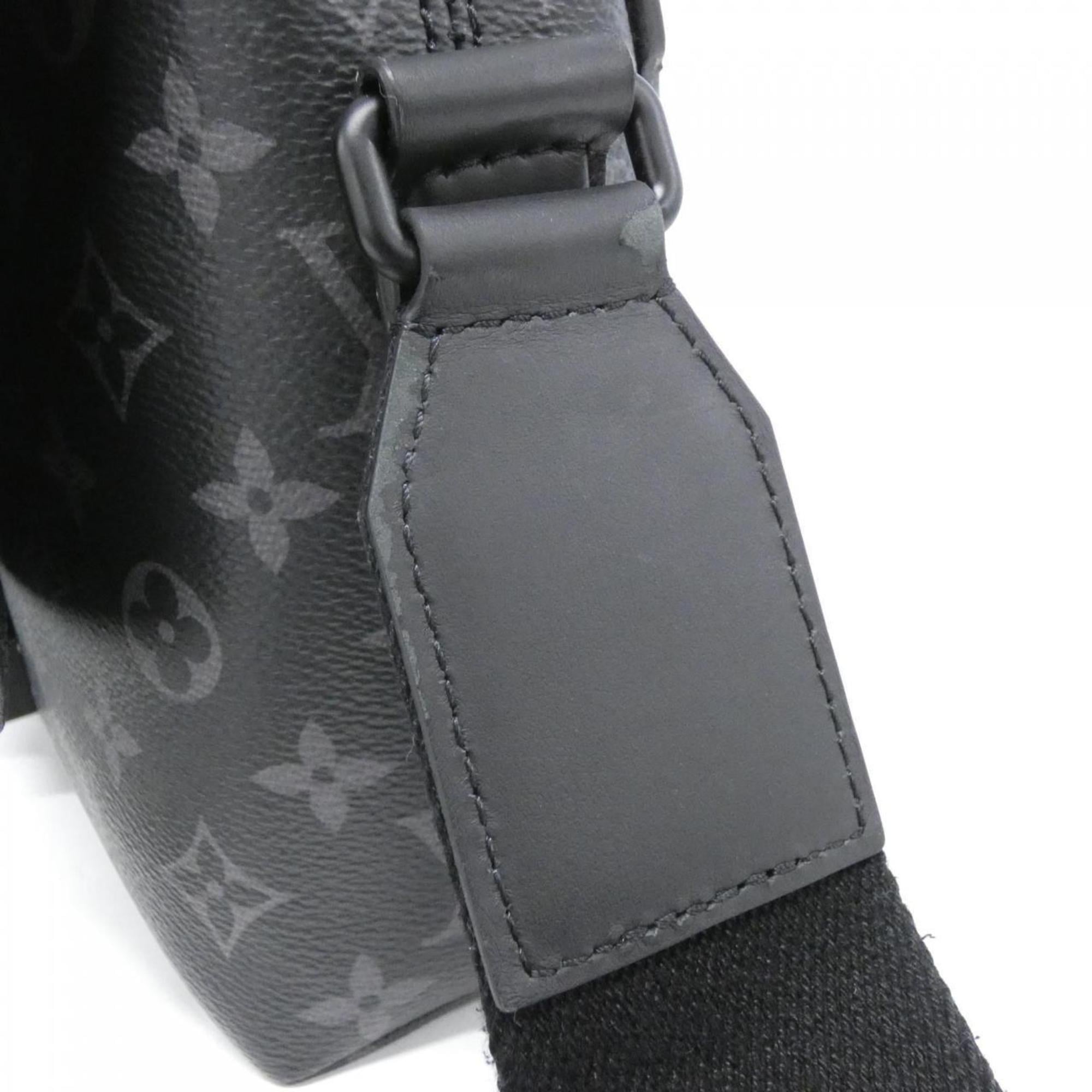 Louis Vuitton Black Coated Canvas Shoulder Bag