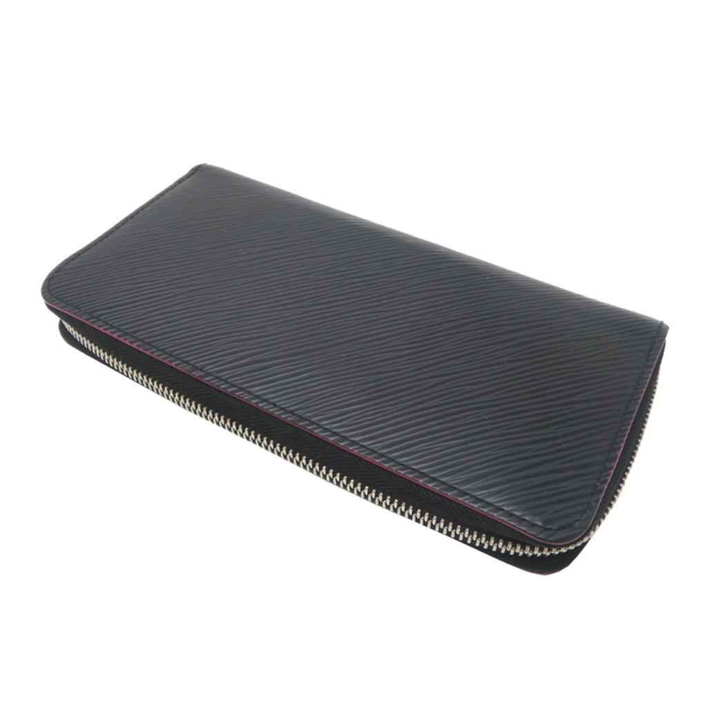 Louis Vuitton Black Noir Epi Leather Long Wallet