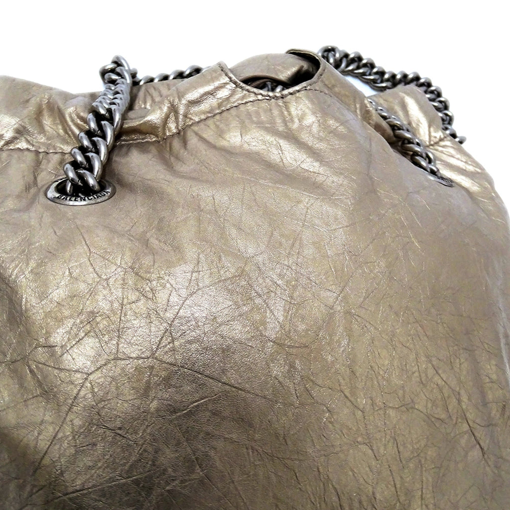 Balenciaga Metallic Leather Handbag Shoulder