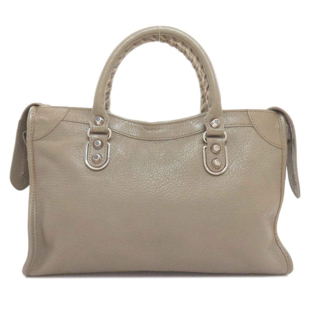Balenciaga Gray Leather Hand