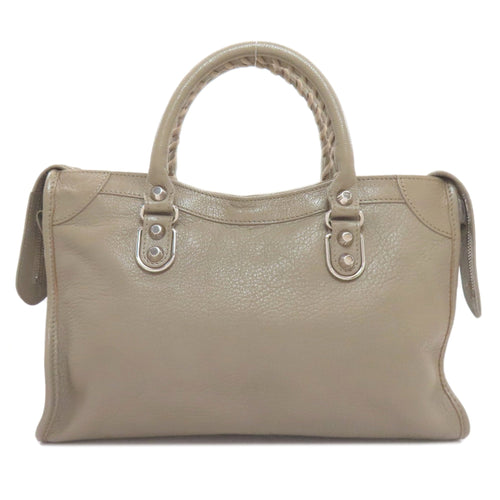 Balenciaga Gray Leather Hand
