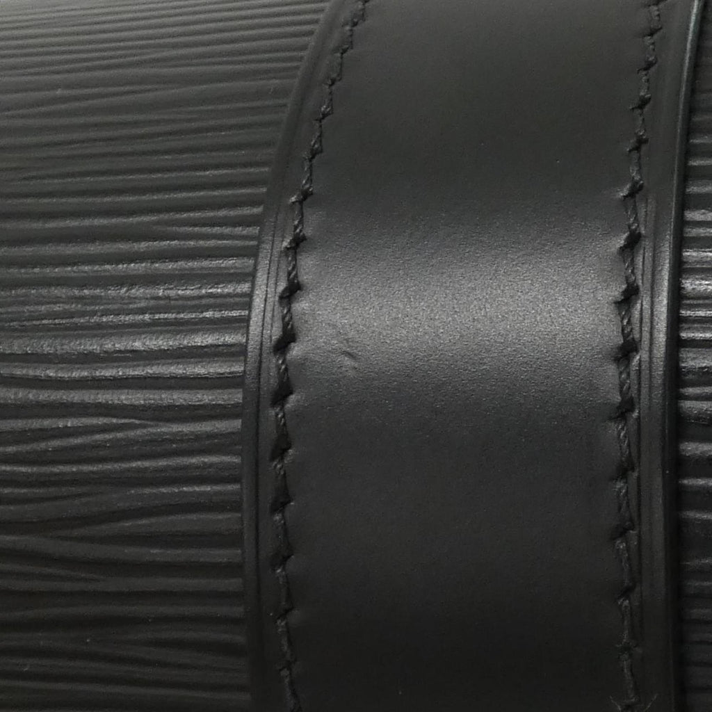 Louis Vuitton Black Leather Shoulder Bag