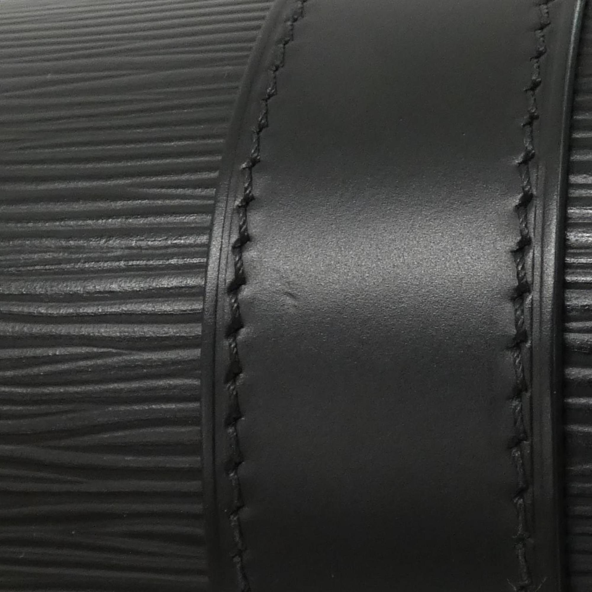 Louis Vuitton Black Leather Shoulder Bag