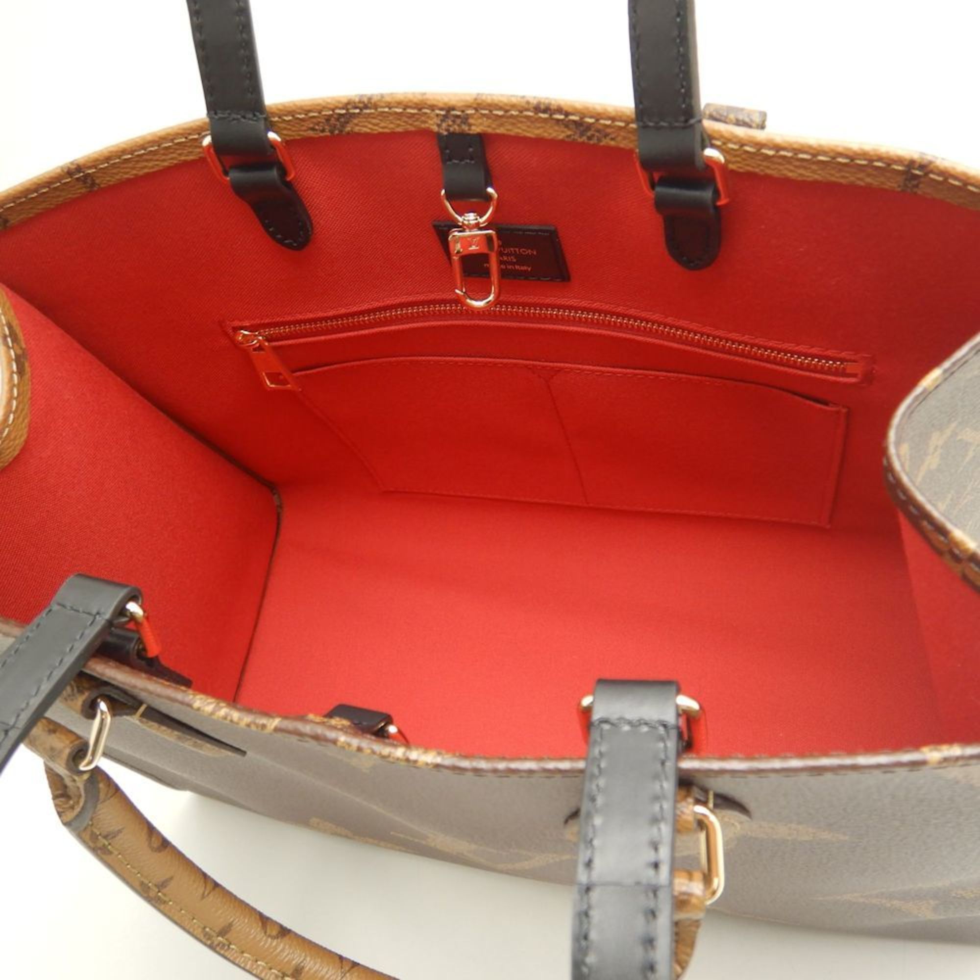 Louis Vuitton Brown Pvc Tote Bag