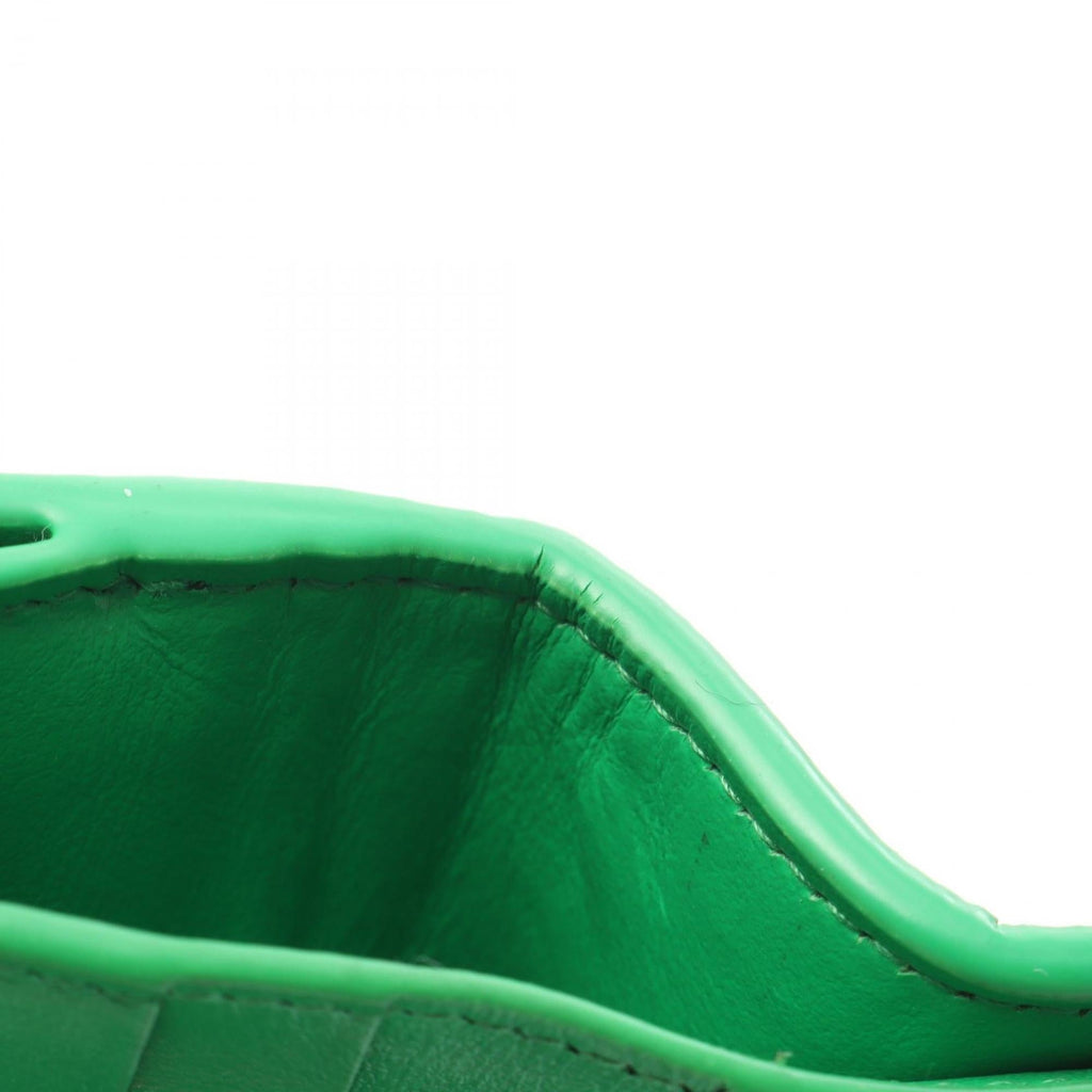 Bottega Veneta Green Leather Wallet (Tri-Fold)