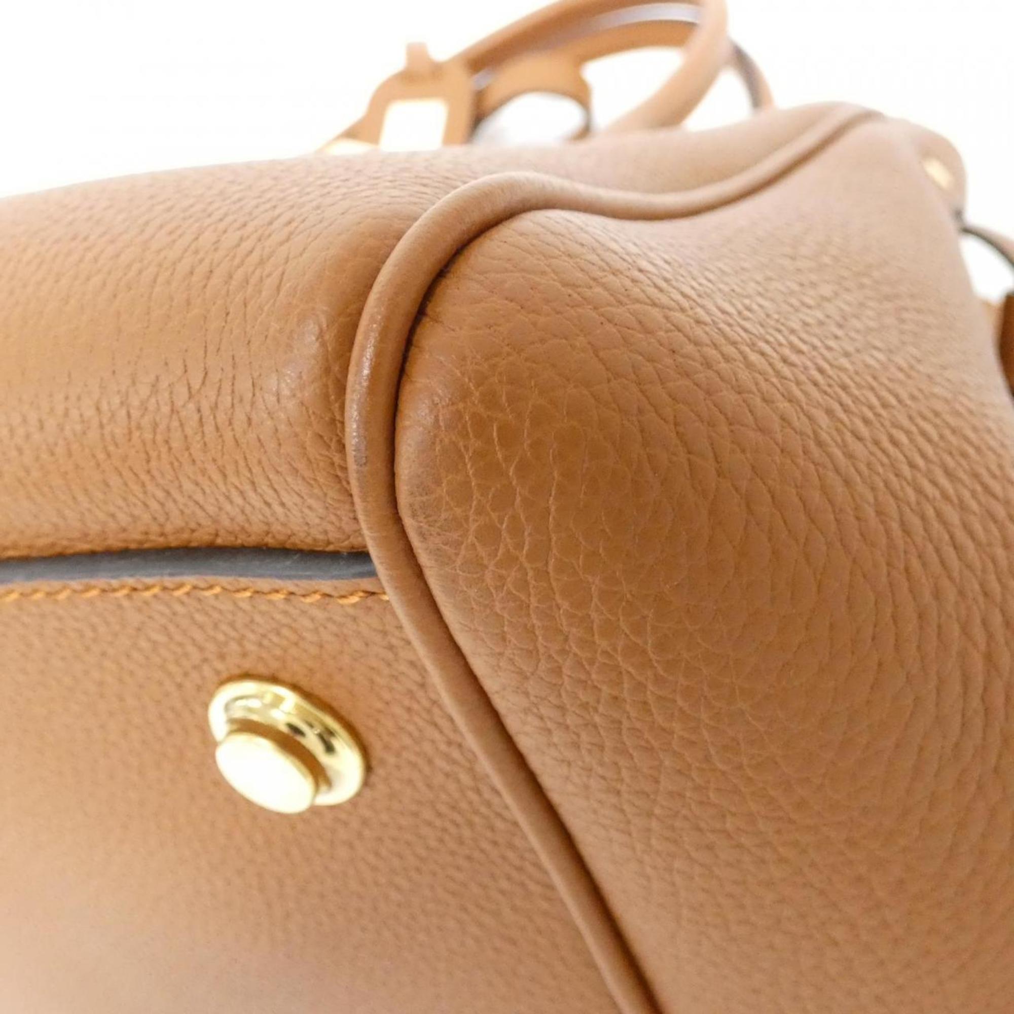 Louis Vuitton Gold Leather Handbag