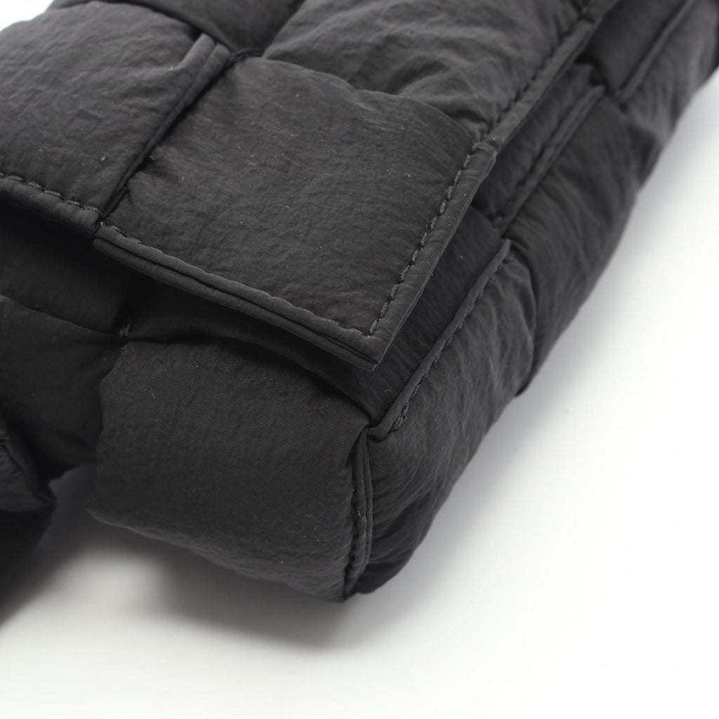 Bottega Veneta Black Nylon Fanny Pack