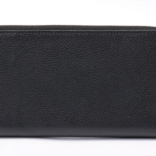 Balenciaga Black Leather Long Wallet (Bi-Fold)