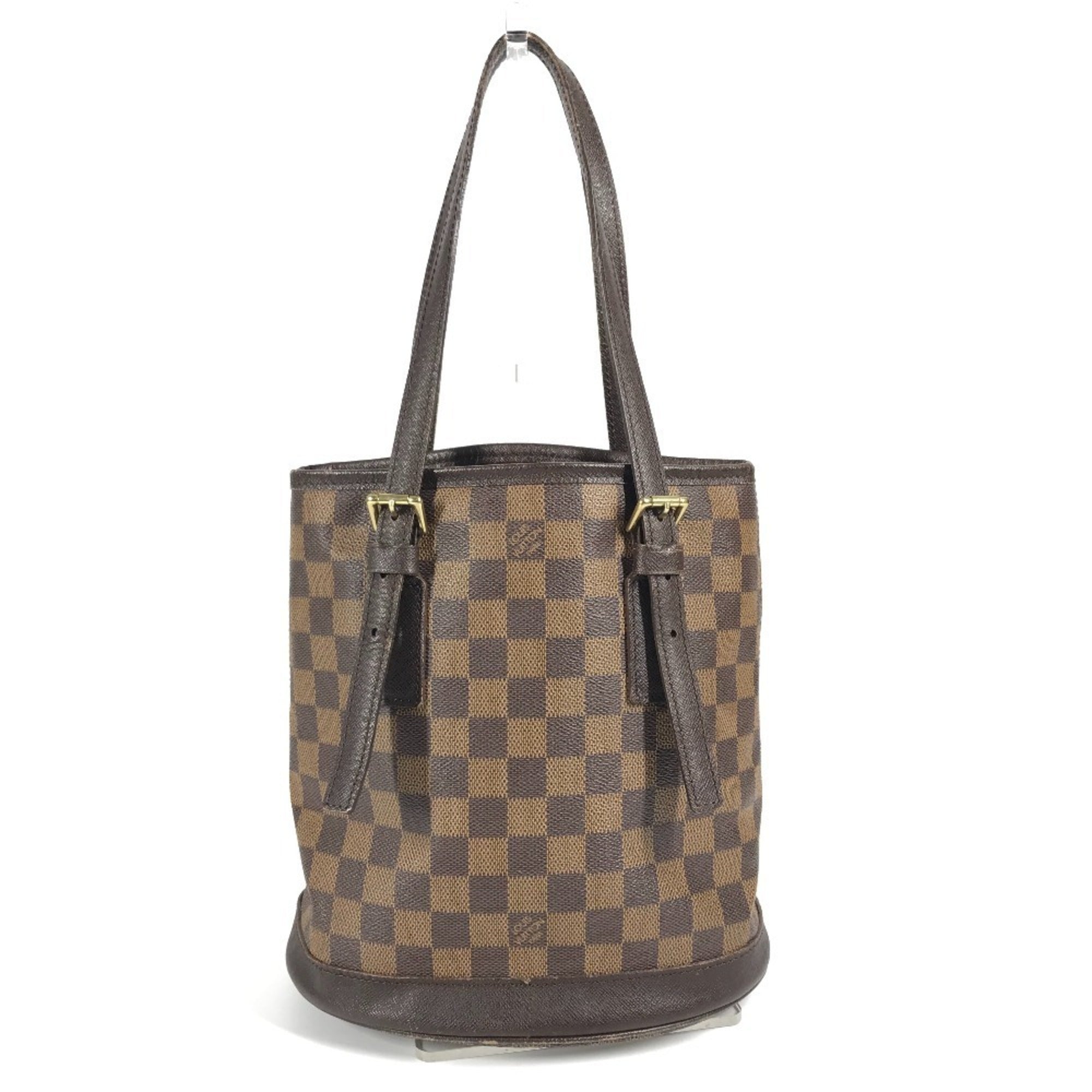 Louis Vuitton Brown Damier Canvas Ebene Damier Canvas Pouch Shoulder Bag Tote Bag