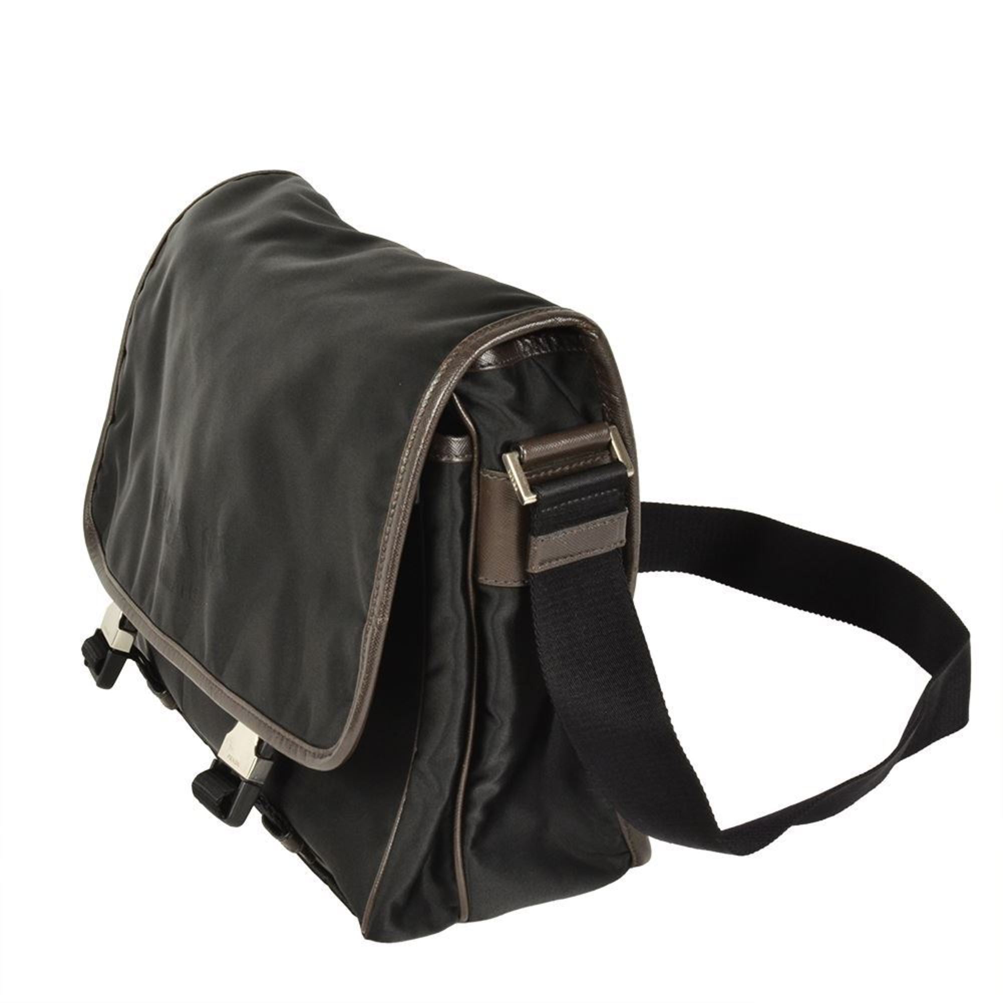 Prada Black Nylon Shoulder Bag