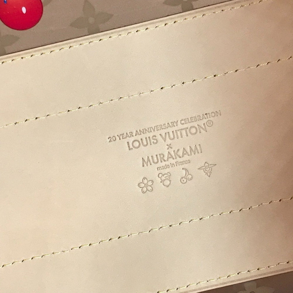 Louis Vuitton Brown Clear Monogram Red Color Monogram Shoulder Bag